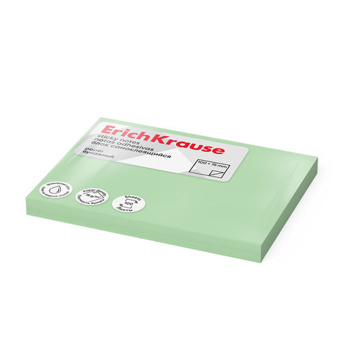 Picture of EK STICKY NOTES 100X75MM GREEN